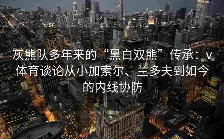 灰熊队多年来的“黑白双熊”传承：v体育谈论从小加索尔、兰多夫到如今的内线协防