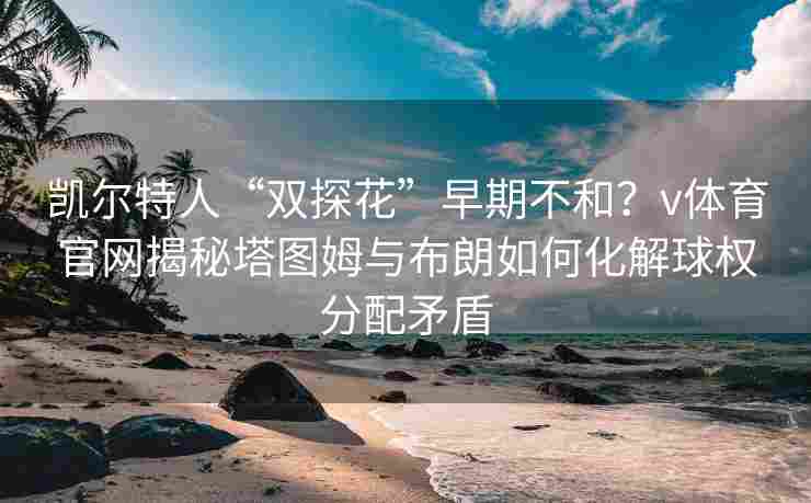 凯尔特人“双探花”早期不和？v体育官网揭秘塔图姆与布朗如何化解球权分配矛盾