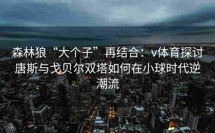 森林狼“大个子”再结合：v体育探讨唐斯与戈贝尔双塔如何在小球时代逆潮流