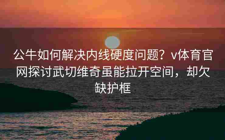 公牛如何解决内线硬度问题？v体育官网探讨武切维奇虽能拉开空间，却欠缺护框